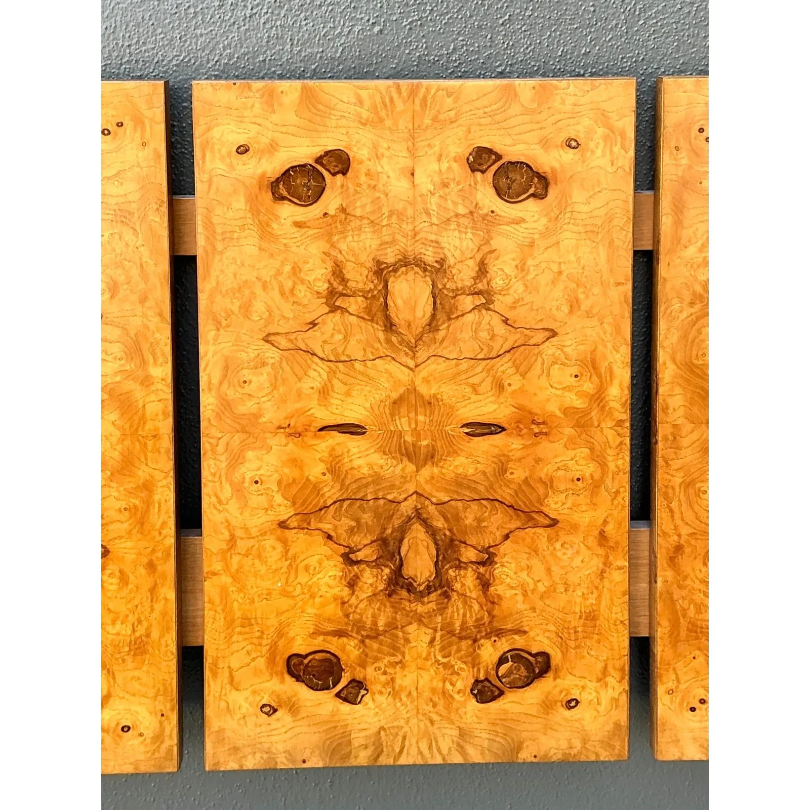 Vintage Lane Altavista Book Matched Burl Wood Full Headboard — additional photo 4