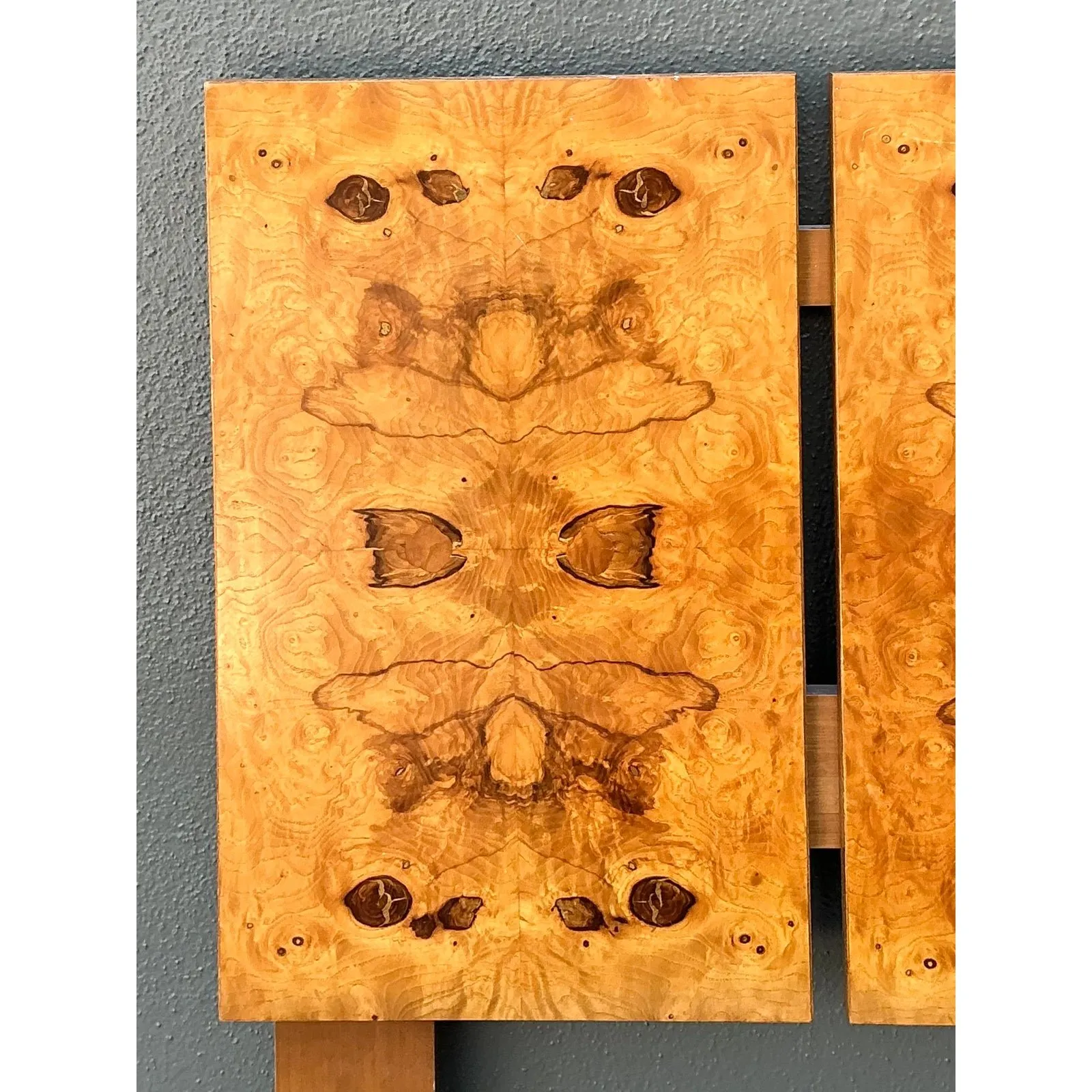 Vintage Lane Altavista Book Matched Burl Wood Full Headboard — additional photo 6