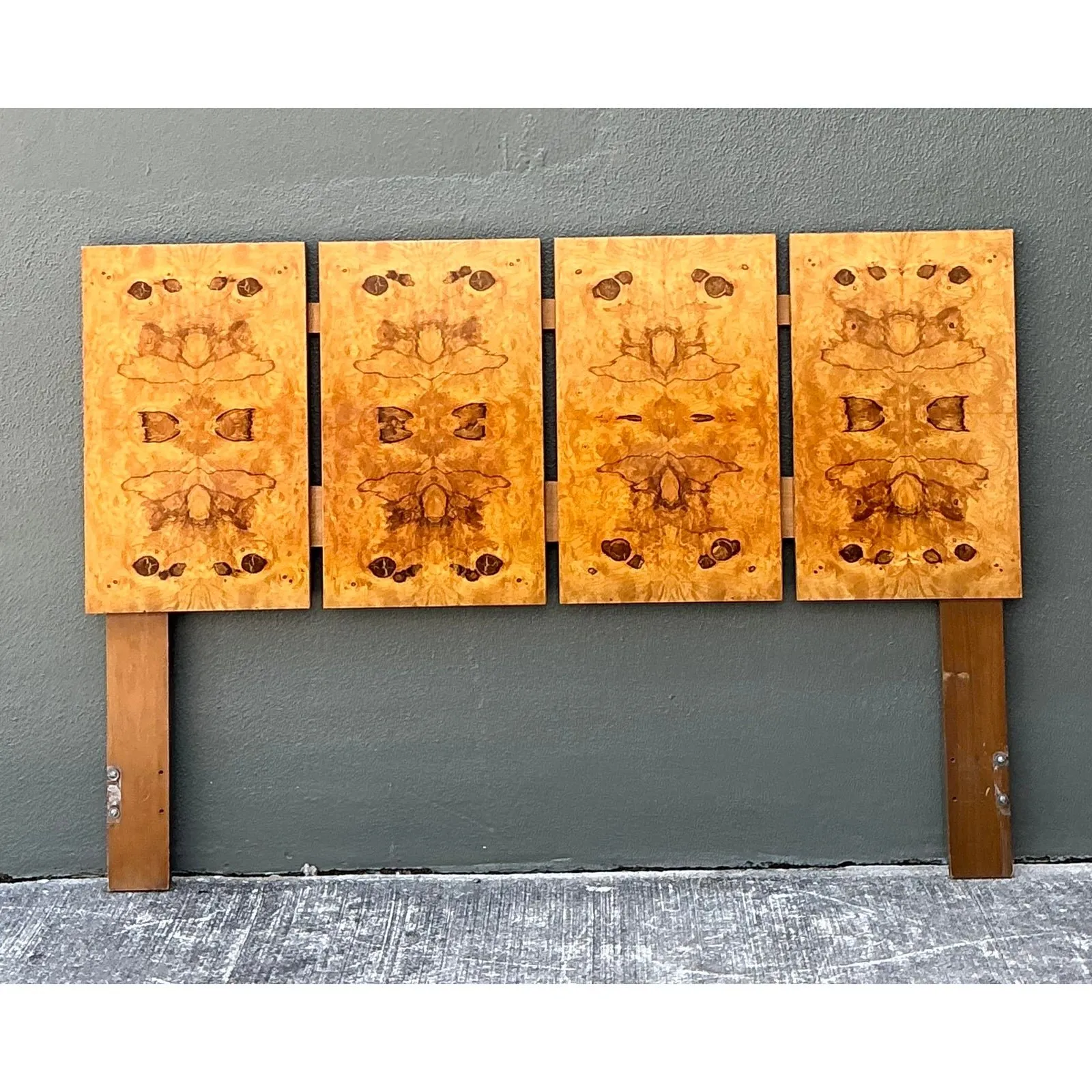 Vintage Lane Altavista Book Matched Burl Wood Full Headboard — additional photo 7