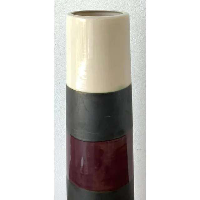 Vintage Original Studio Pottery Vase - Pottery, 5.25W x 25.5H — additional photo 6