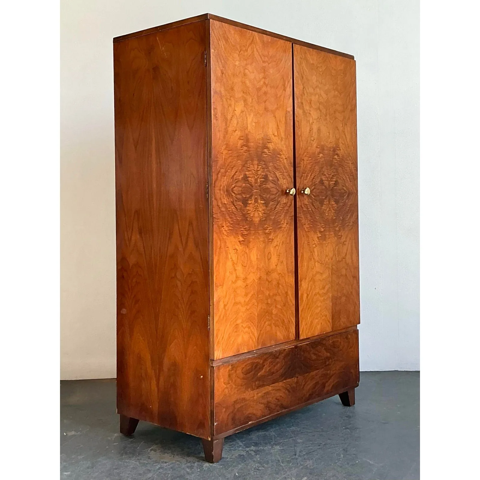 Vintage Burl Wood Armoire — additional photo 5