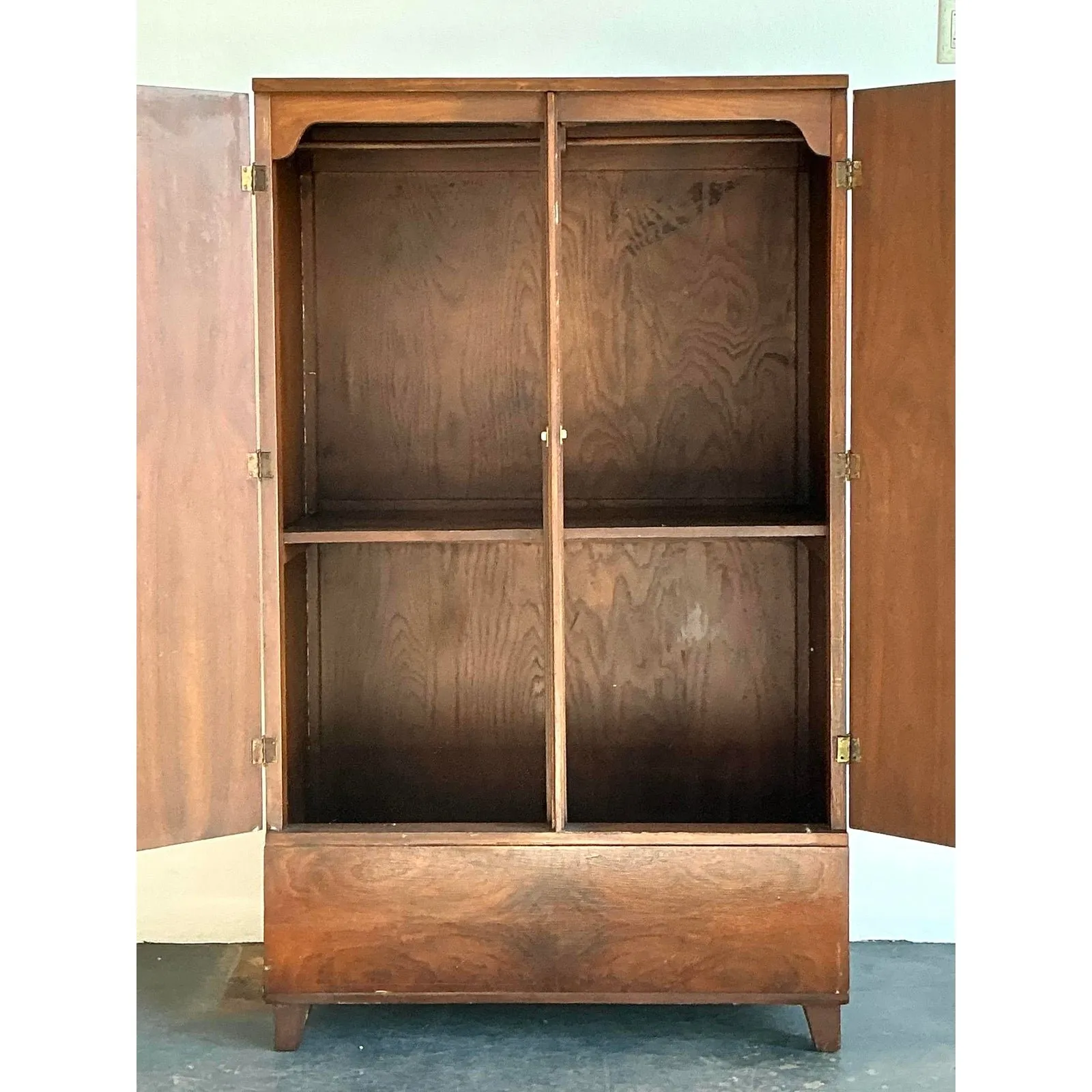 Vintage Burl Wood Armoire — additional photo 7