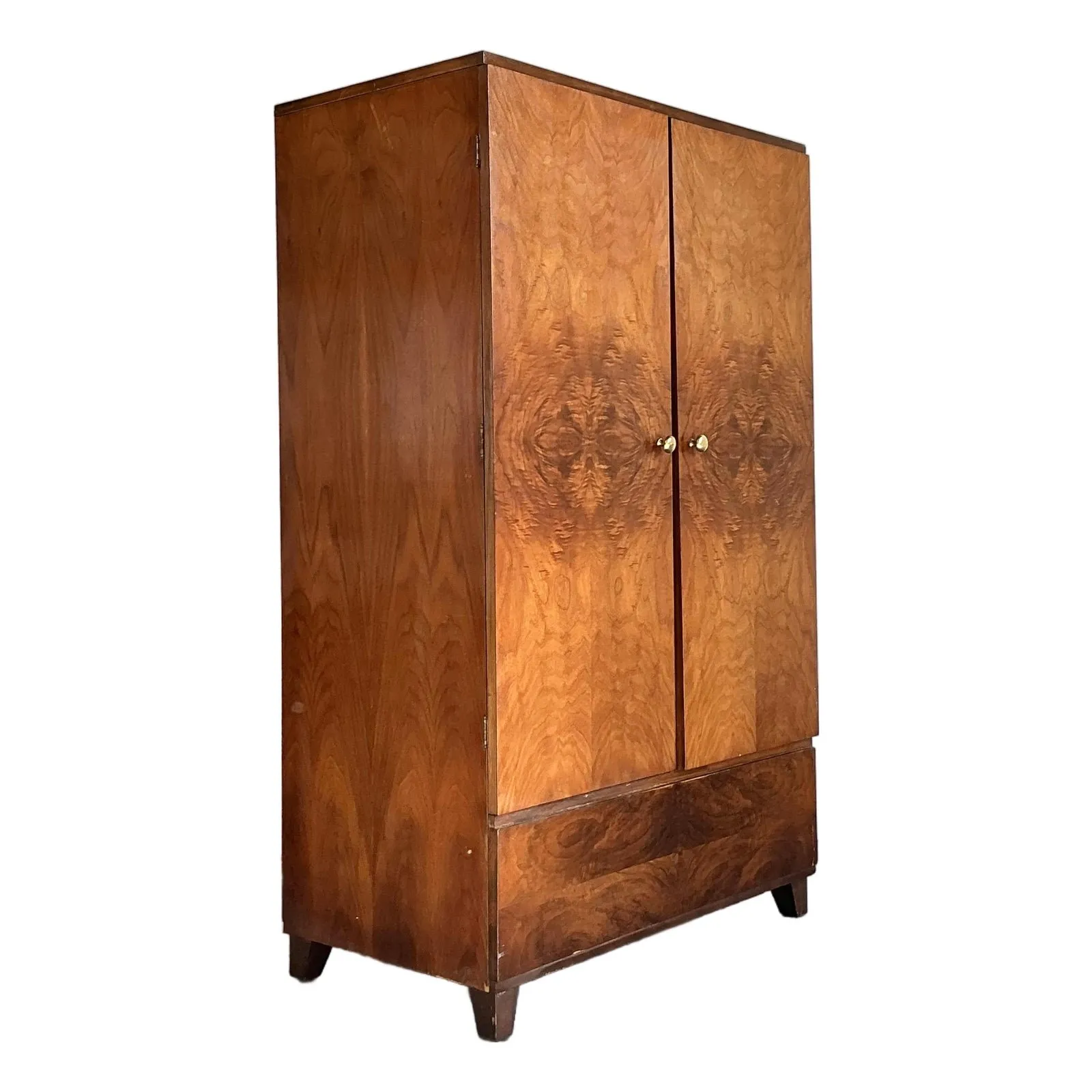 Vintage Burl Wood Armoire — additional photo 8