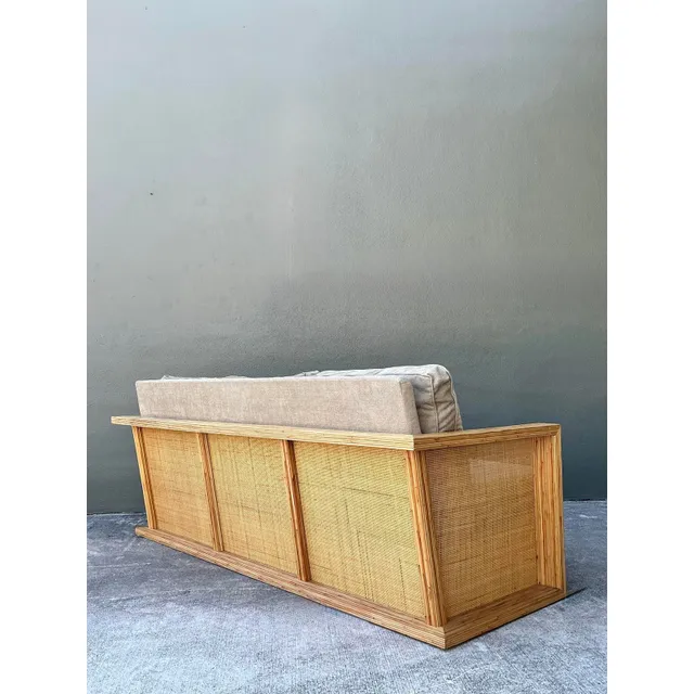 Vintage Lane Pencil Reed and Cane Sofa — additional photo 7