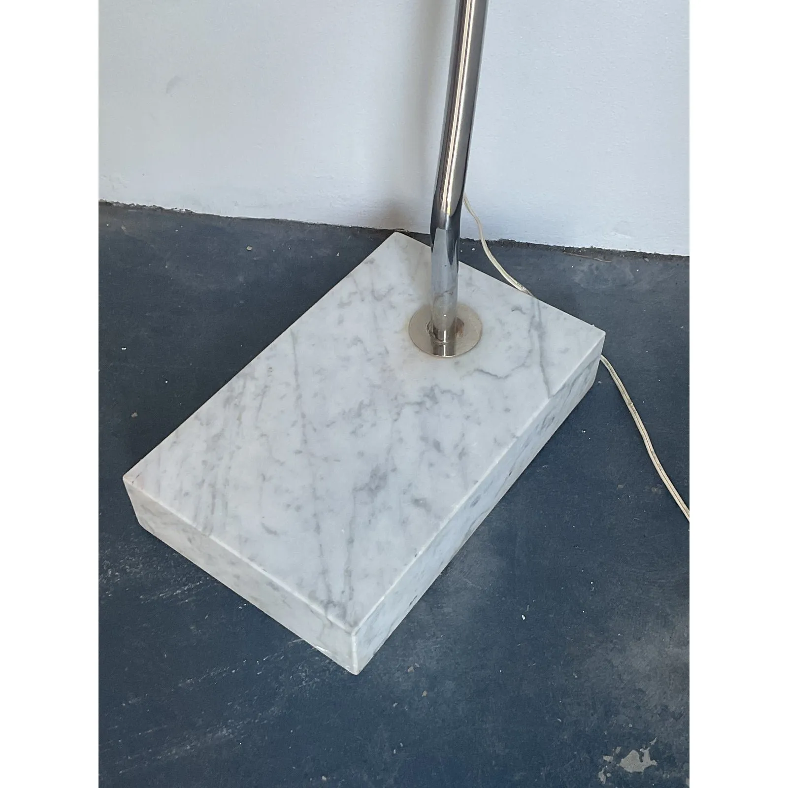 Vintage Chrome and Glass Arc Lamp — additional photo 6
