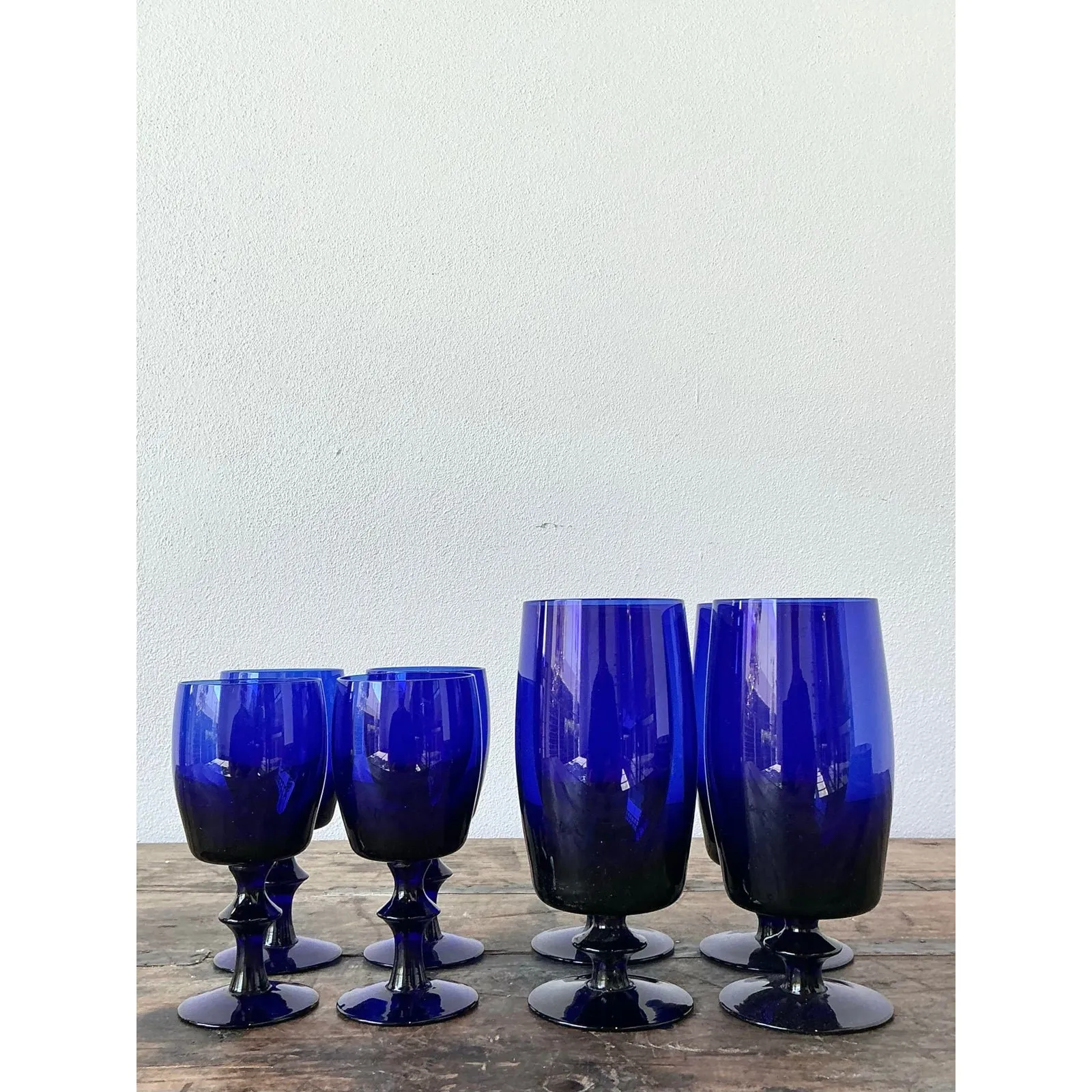 Vintage Cobalt Stemware - Set of 8 — additional photo 5