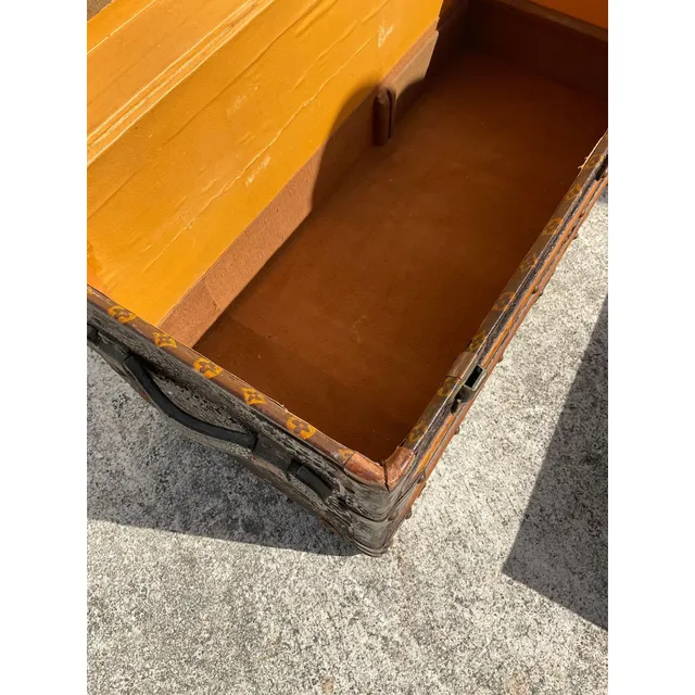 Vintage Boho Louis Vuitton Steamer Trunk — additional photo 8
