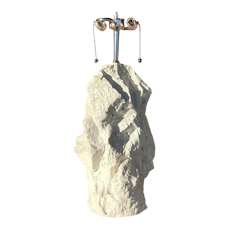Vintage Boho Plaster Rock Lamp After Sirmos — additional photo 1