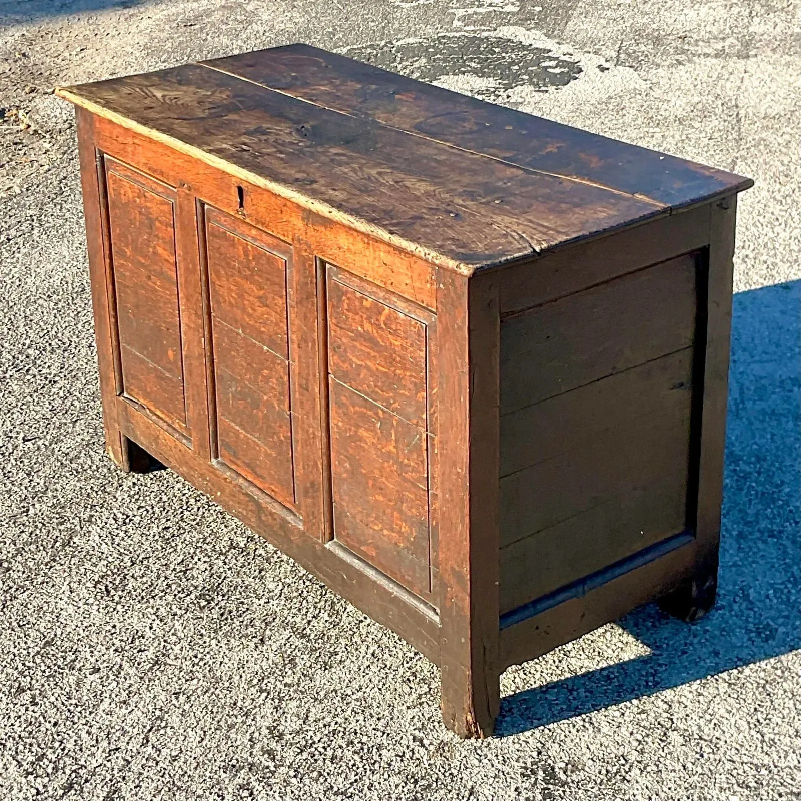 Vintage Rustic 19th Century Blanket Chest — additional photo 4
