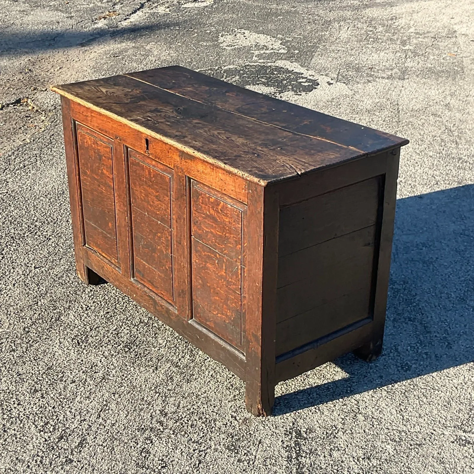 Vintage Rustic 19th Century Blanket Chest — additional photo 5