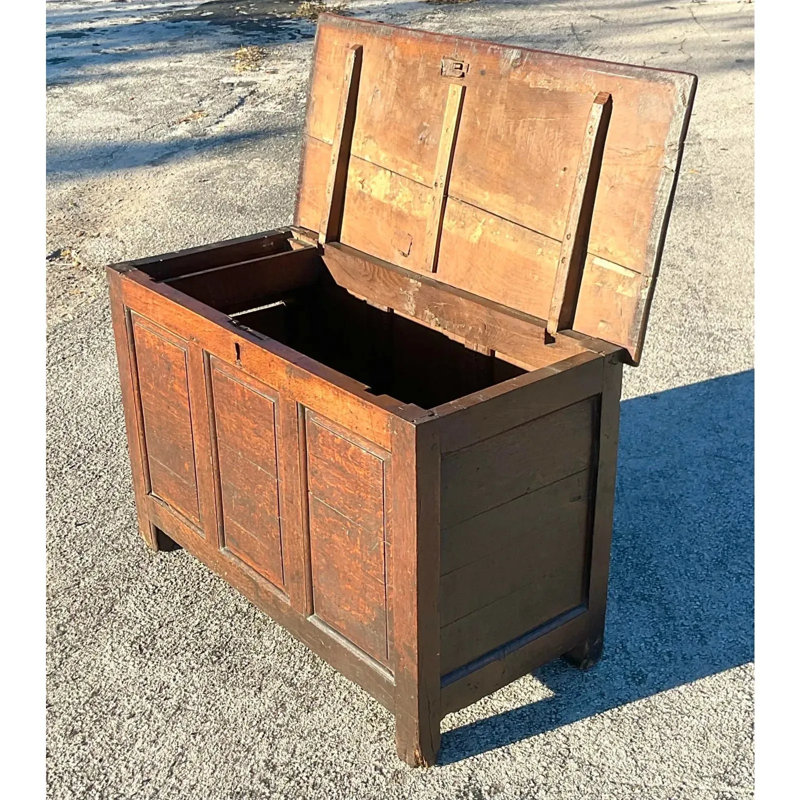 Vintage Rustic 19th Century Blanket Chest — additional photo 6