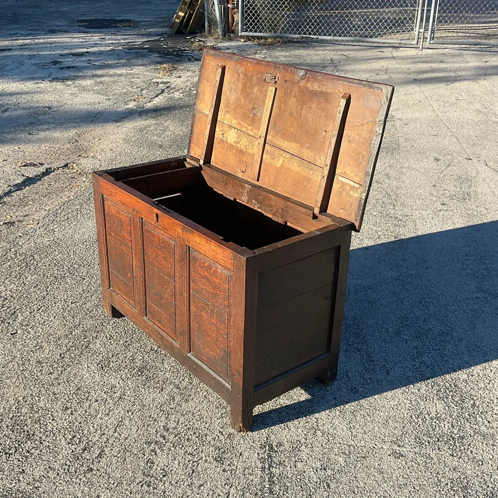 Vintage Rustic 19th Century Blanket Chest — additional photo 7