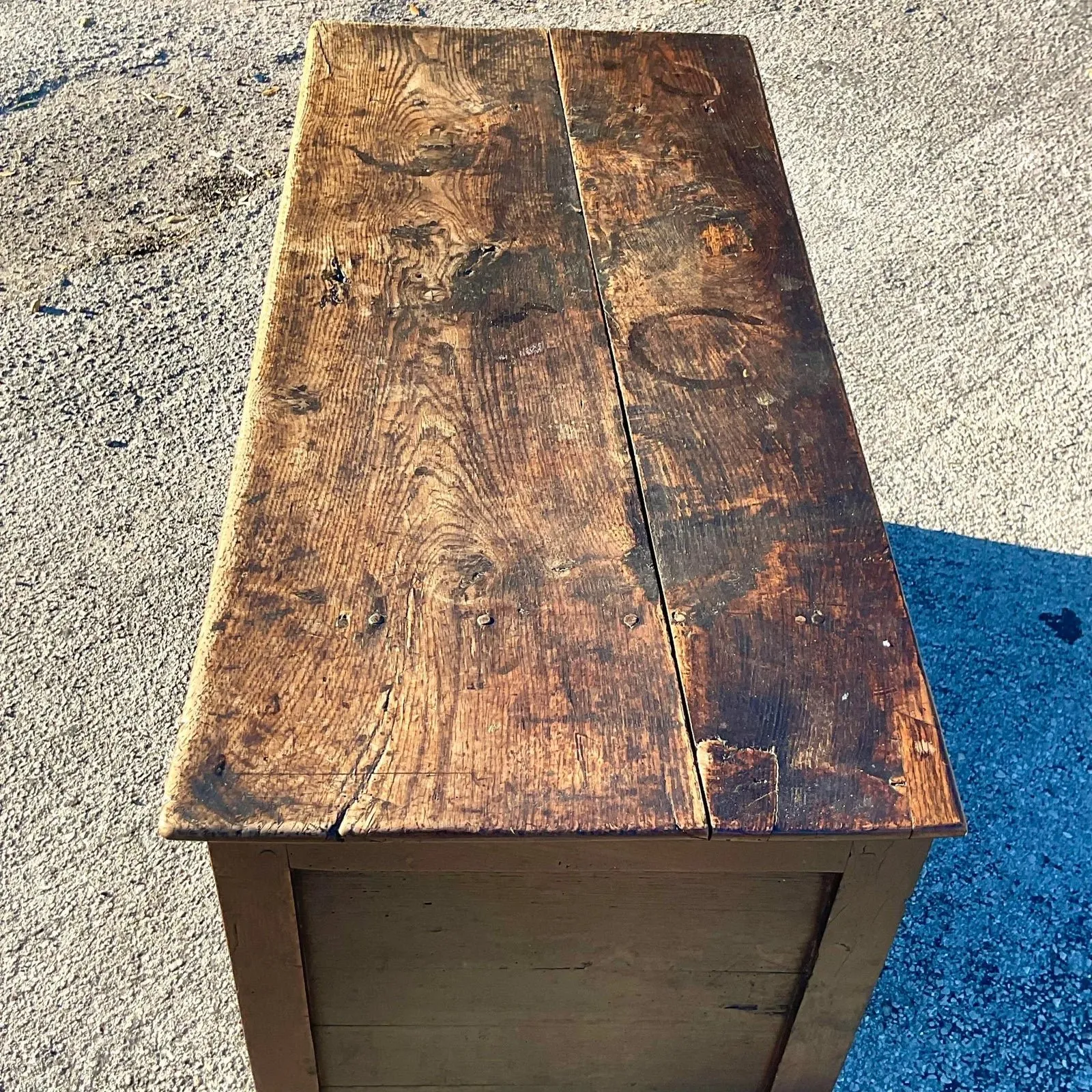 Vintage Rustic 19th Century Blanket Chest — additional photo 8