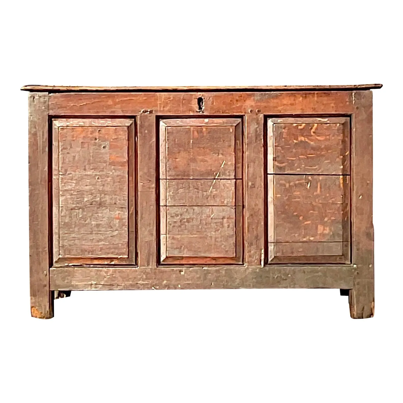 Vintage Rustic 19th Century Blanket Chest — additional photo 1