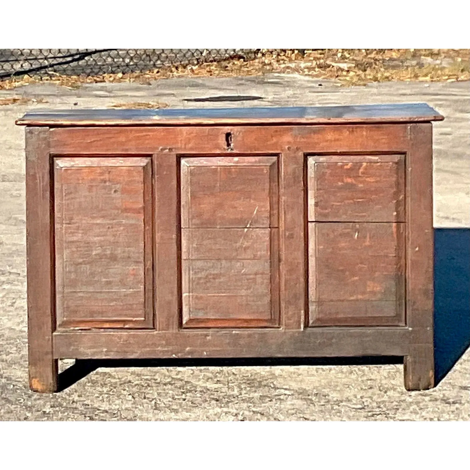 Vintage Rustic 19th Century Blanket Chest — additional photo 2