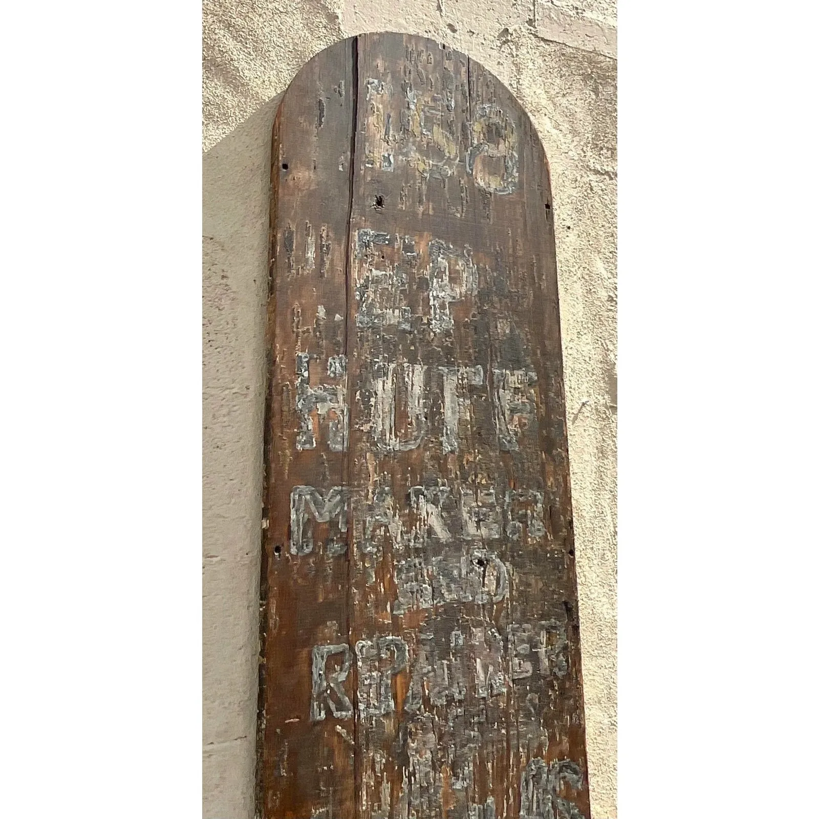 Vintage Boho Folk Art Blade Sign — additional photo 2
