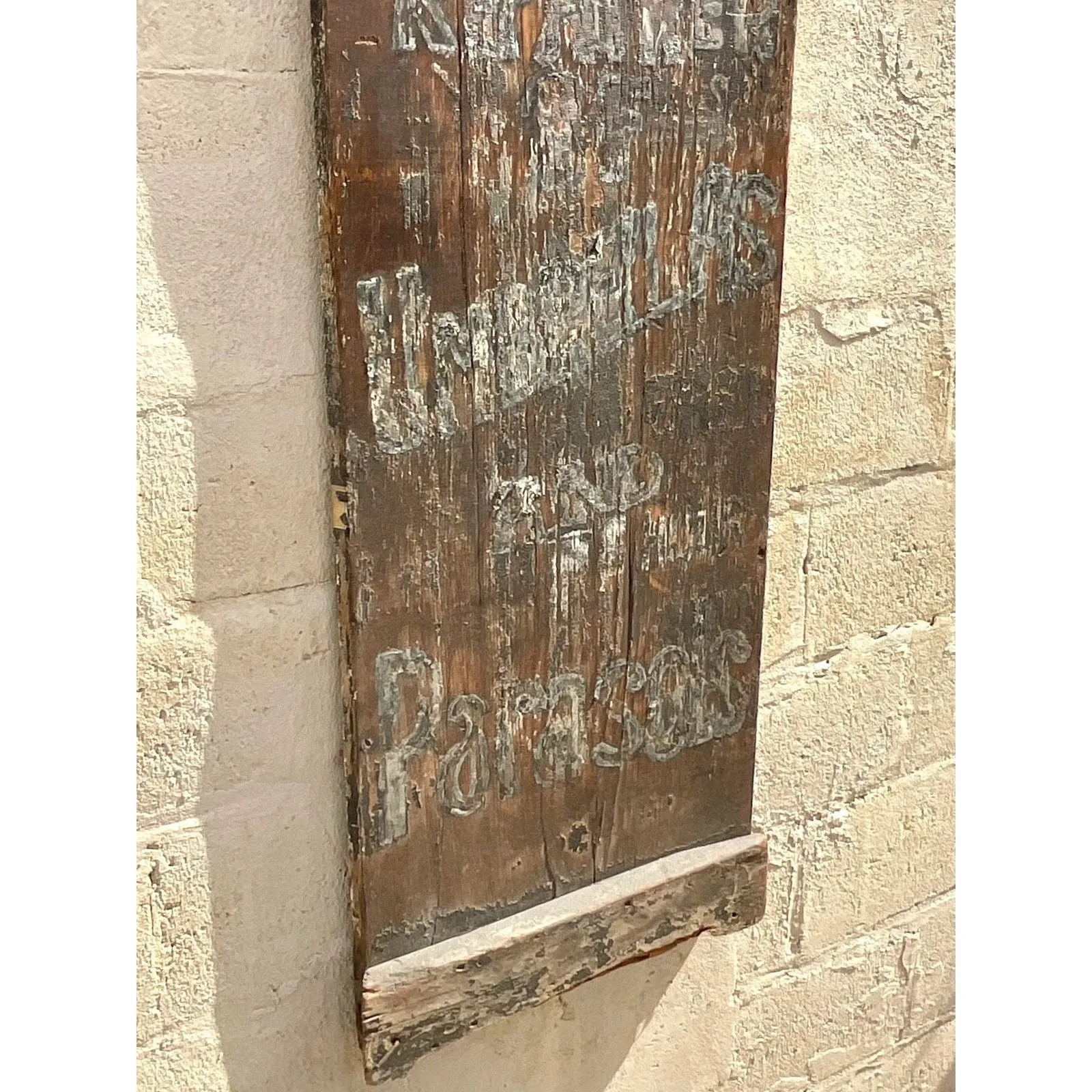 Vintage Boho Folk Art Blade Sign — additional photo 3