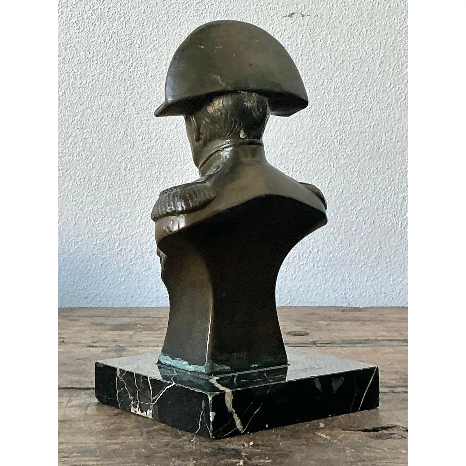 Vintage Patinated Bronze Bust of Napoleon — additional photo 4