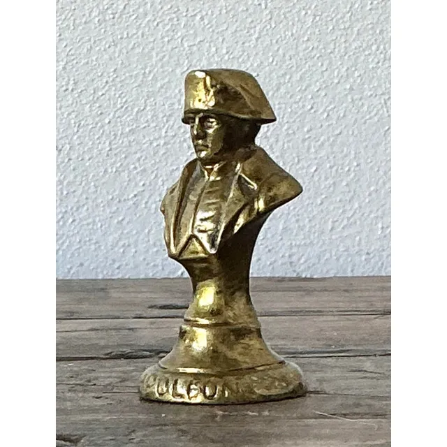 Vintage Brass Bust of Napoleon Paperweight — additional photo 7