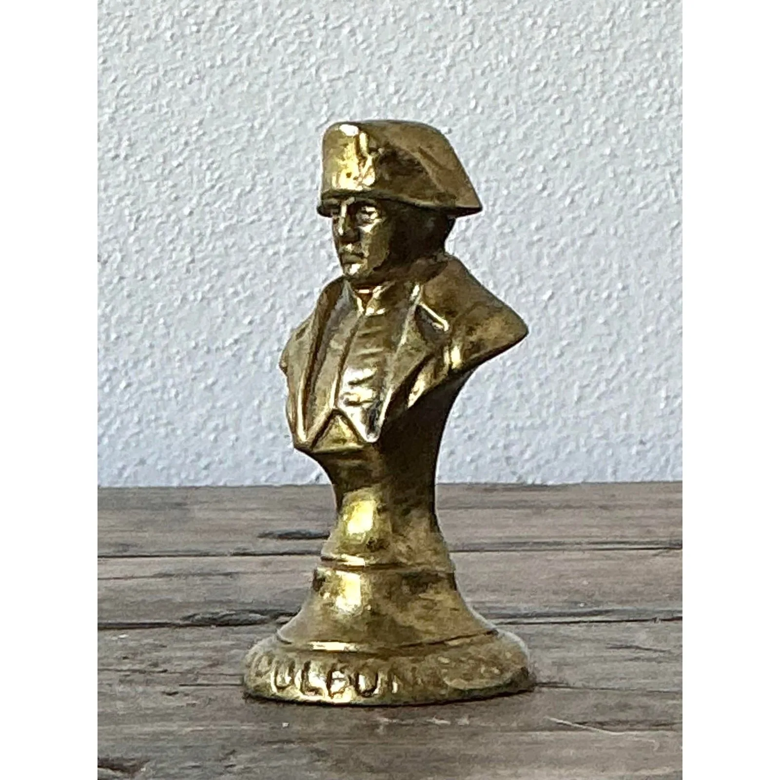 Vintage Brass Bust of Napoleon Paperweight — additional photo 8