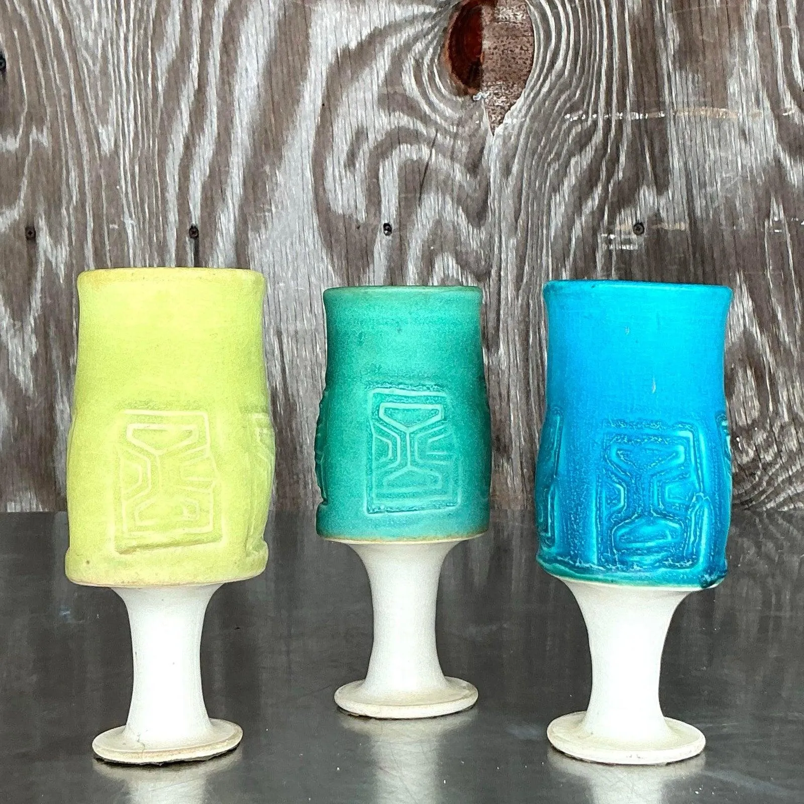 Vintage Mid-Century Modern Studio Pottery Pitcher Set- 11 Pieces — additional photo 3