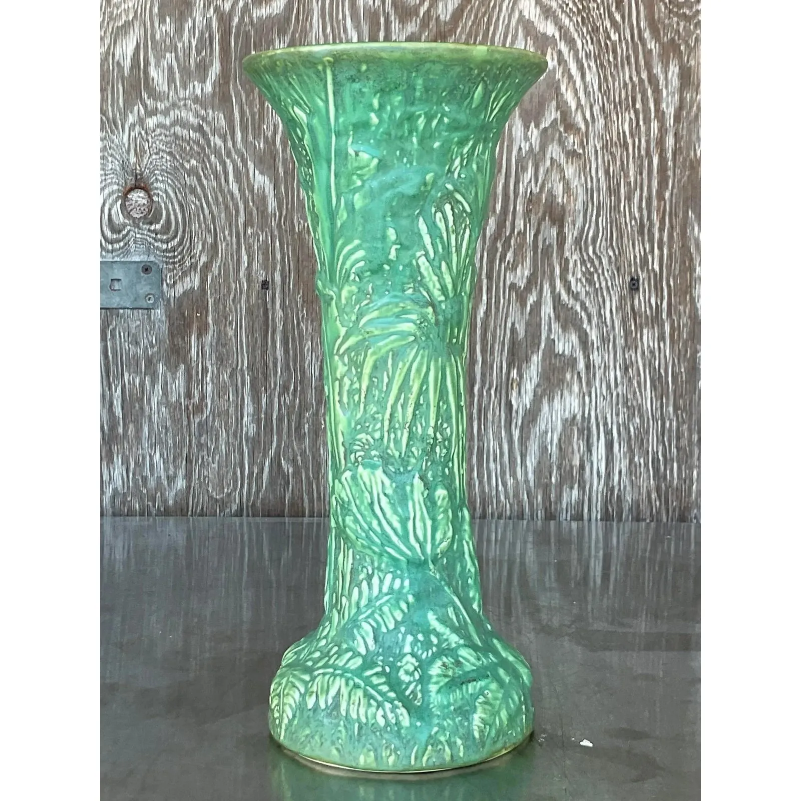 Vintage Boho Weller Pottery Tall Vase — additional photo 1