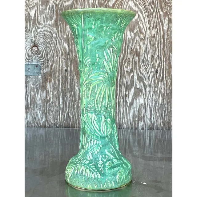 Vintage Boho Weller Pottery Tall Vase — additional photo 2