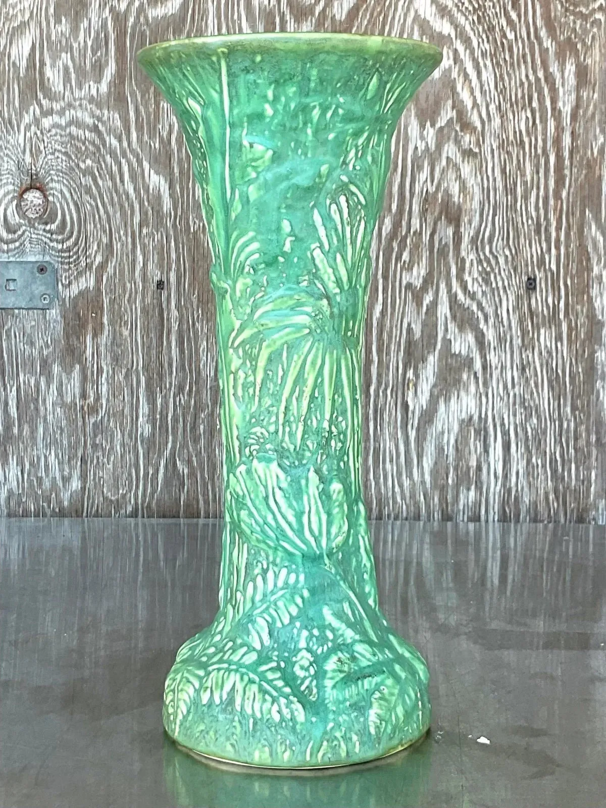 Vintage Boho Weller Pottery Tall Vase — additional photo 2