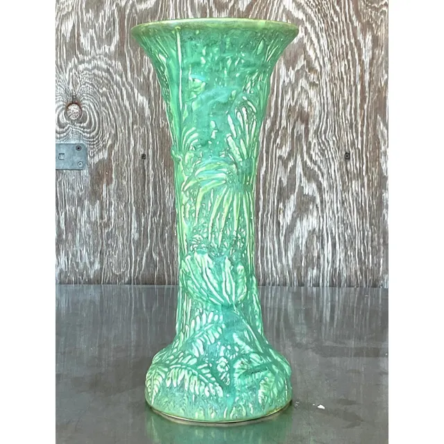 Vintage Boho Weller Pottery Tall Vase — additional photo 3