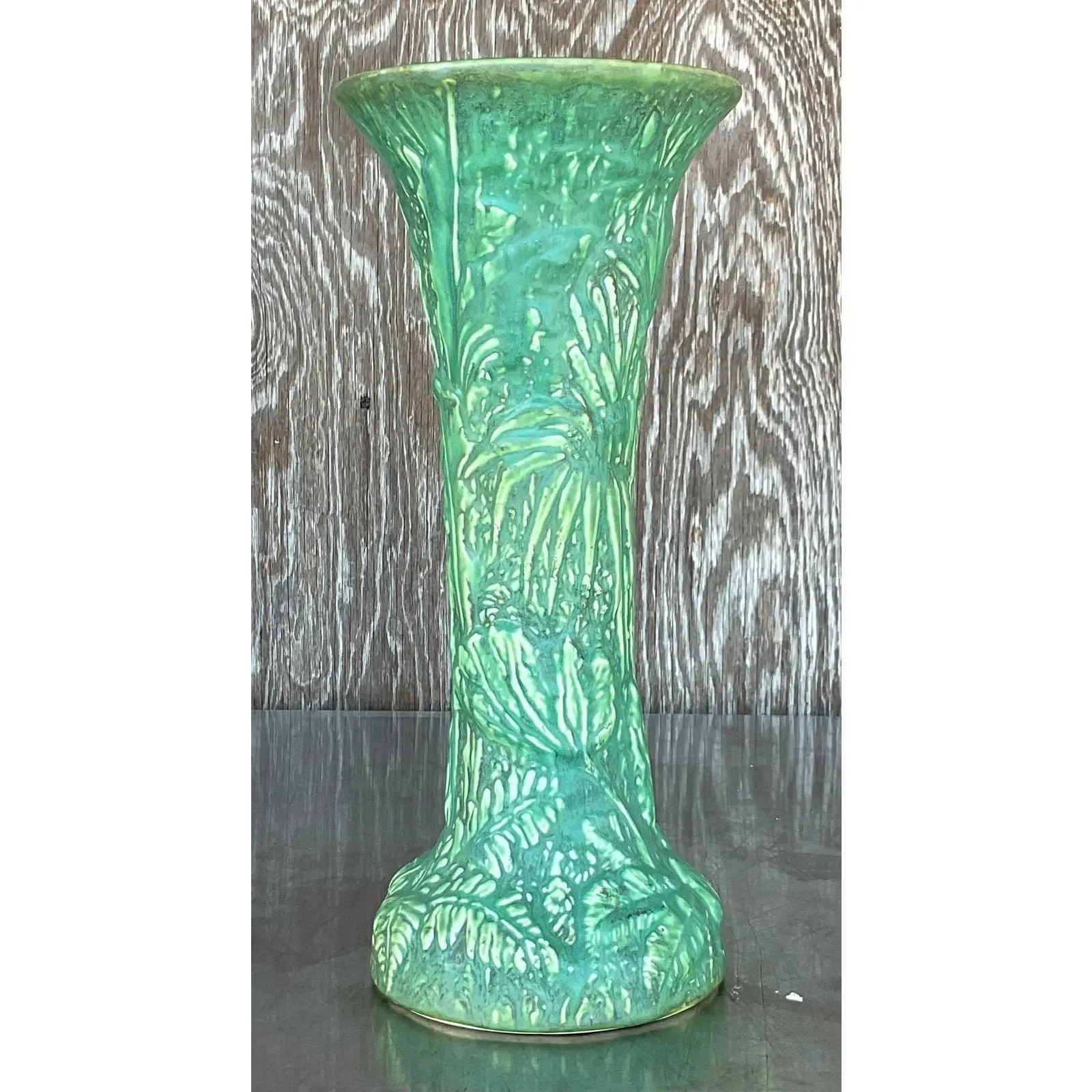 Vintage Boho Weller Pottery Tall Vase — additional photo 4