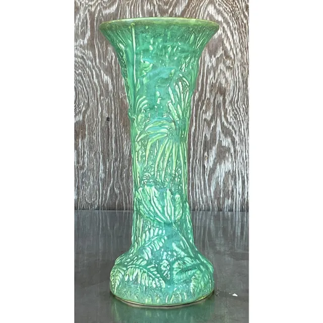 Vintage Boho Weller Pottery Tall Vase — additional photo 4