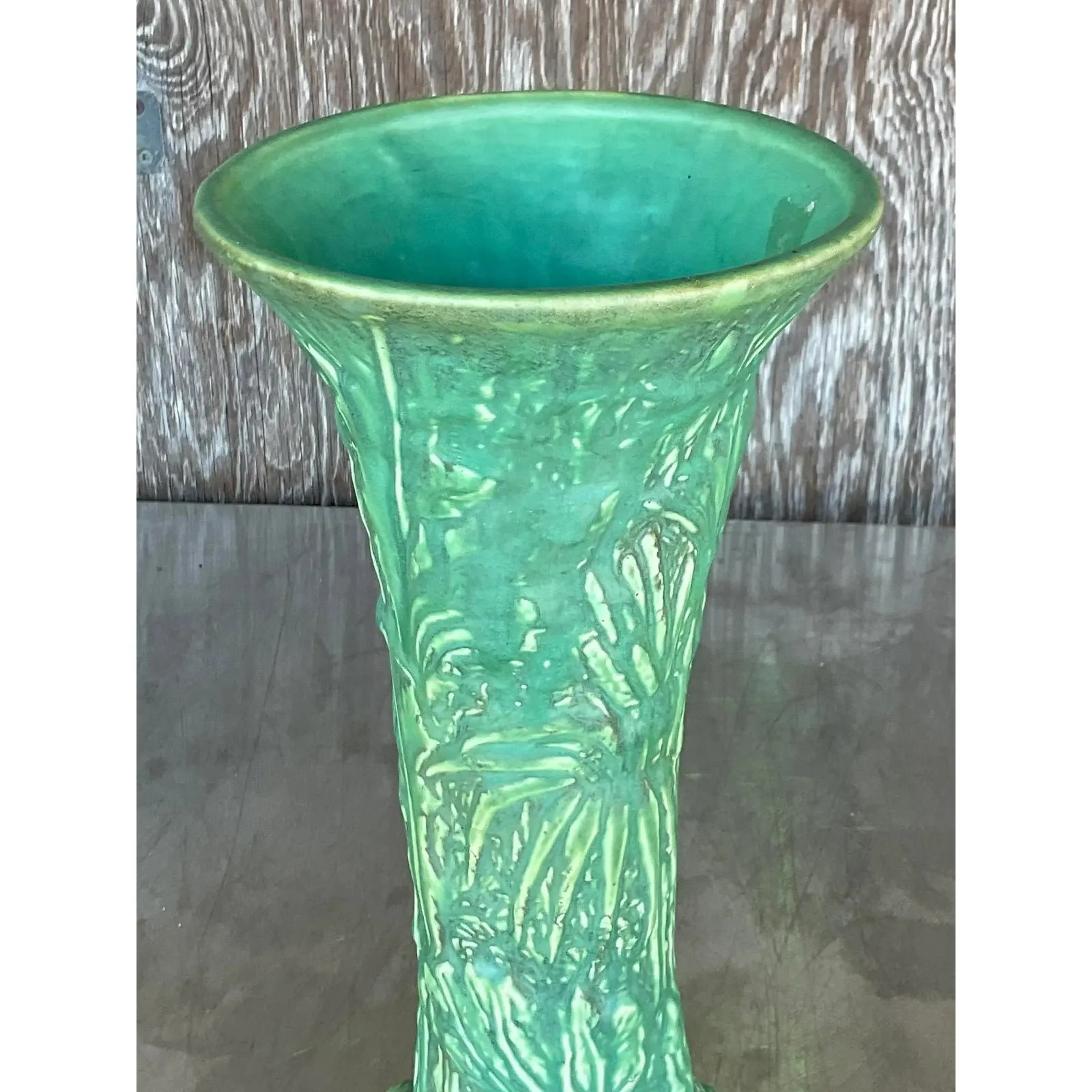Vintage Boho Weller Pottery Tall Vase — additional photo 5