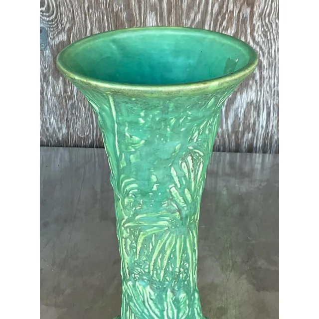 Vintage Boho Weller Pottery Tall Vase — additional photo 5