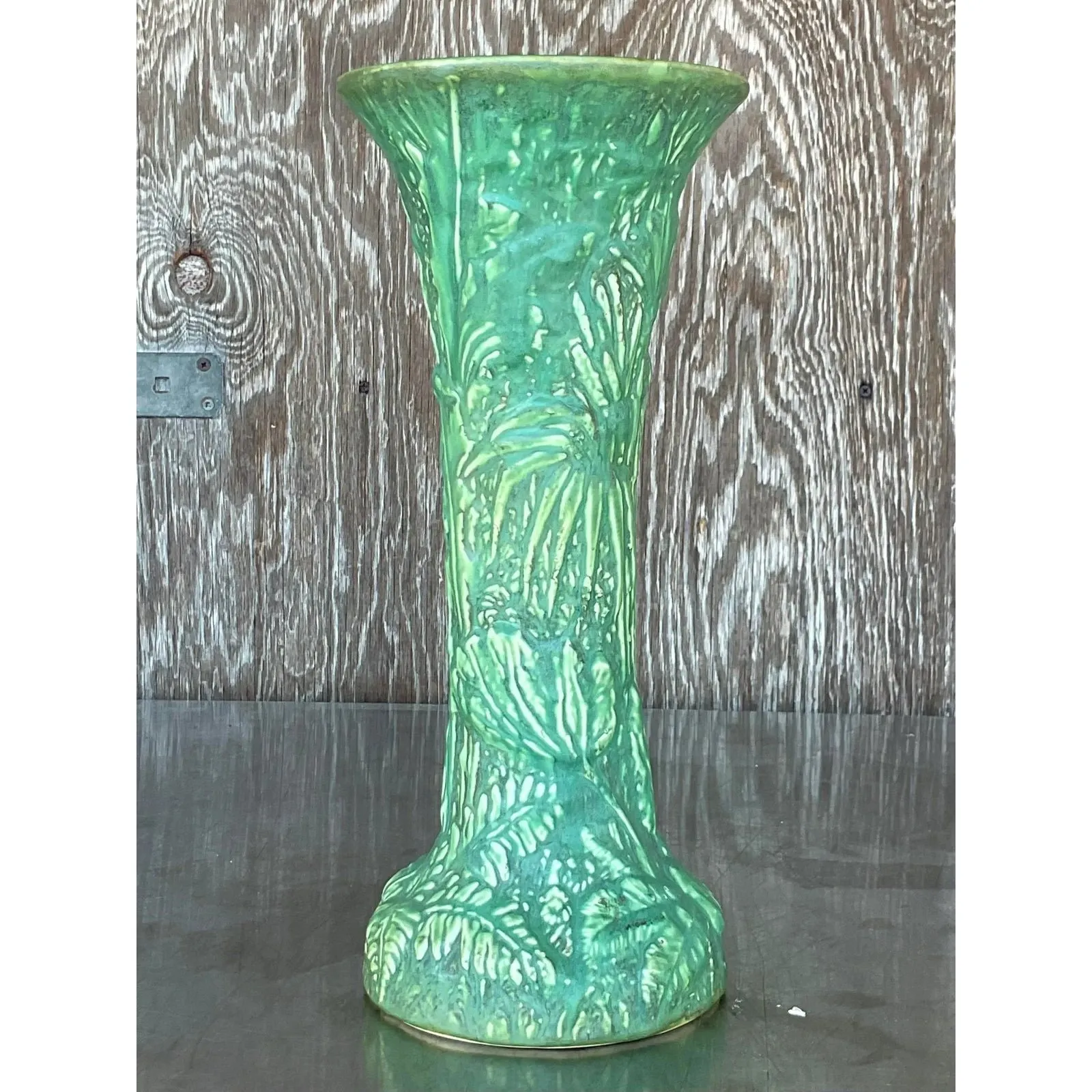 Vintage Boho Weller Pottery Tall Vase — additional photo 6