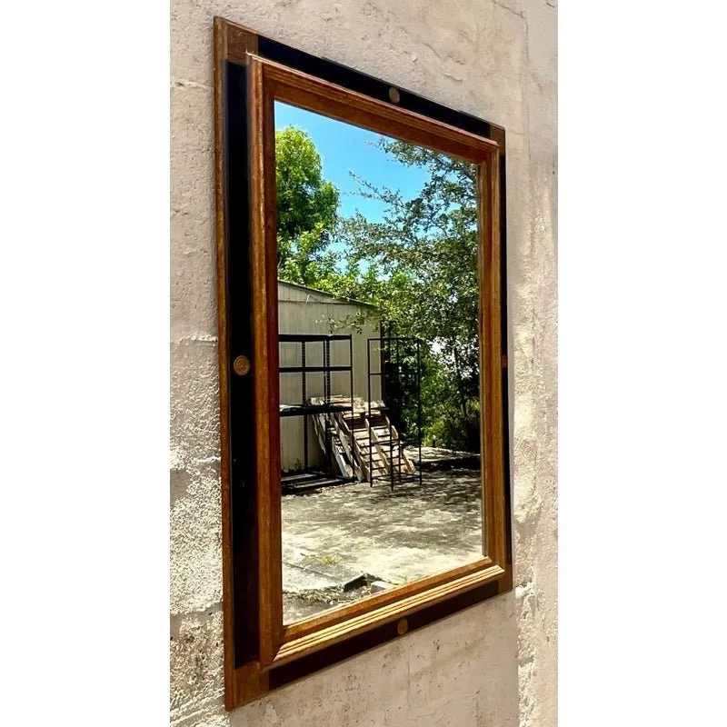 Vintage Regency Gilt Tipped Mirror - Mirrored Glass, 32W x 44H — additional photo 3