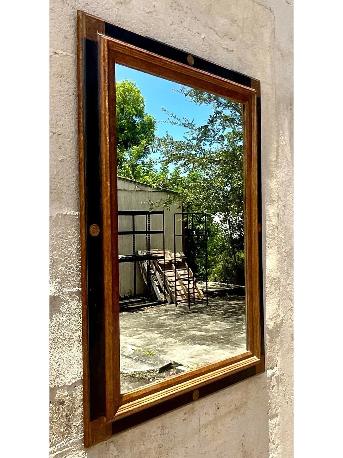 Vintage Regency Gilt Tipped Mirror - Mirrored Glass, 32W x 44H — additional photo 8