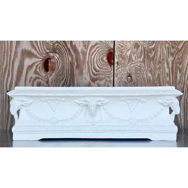 Vintage Boho Ram’s Head Planter Box — additional photo 6