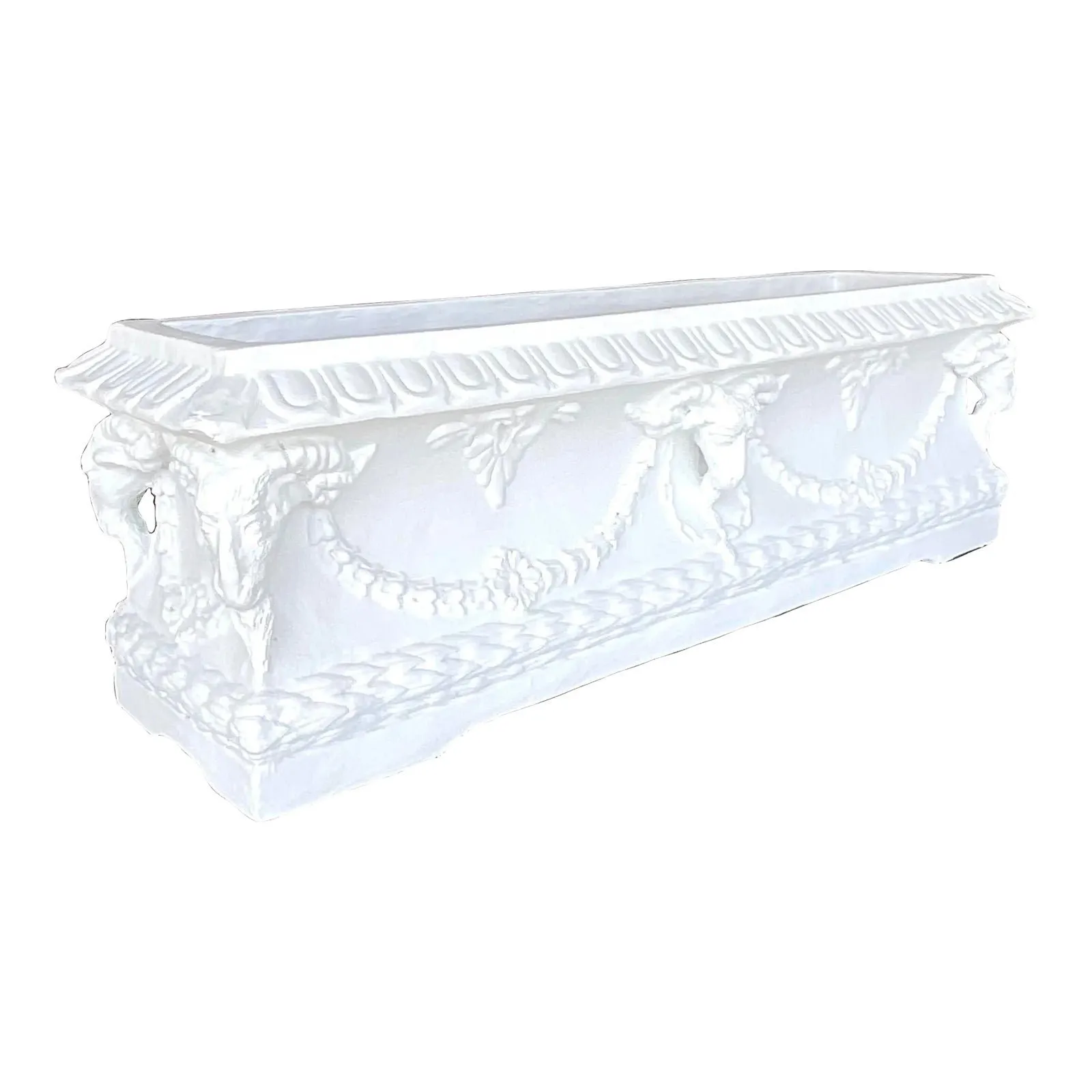 Vintage Boho Ram’s Head Planter Box — additional photo 7