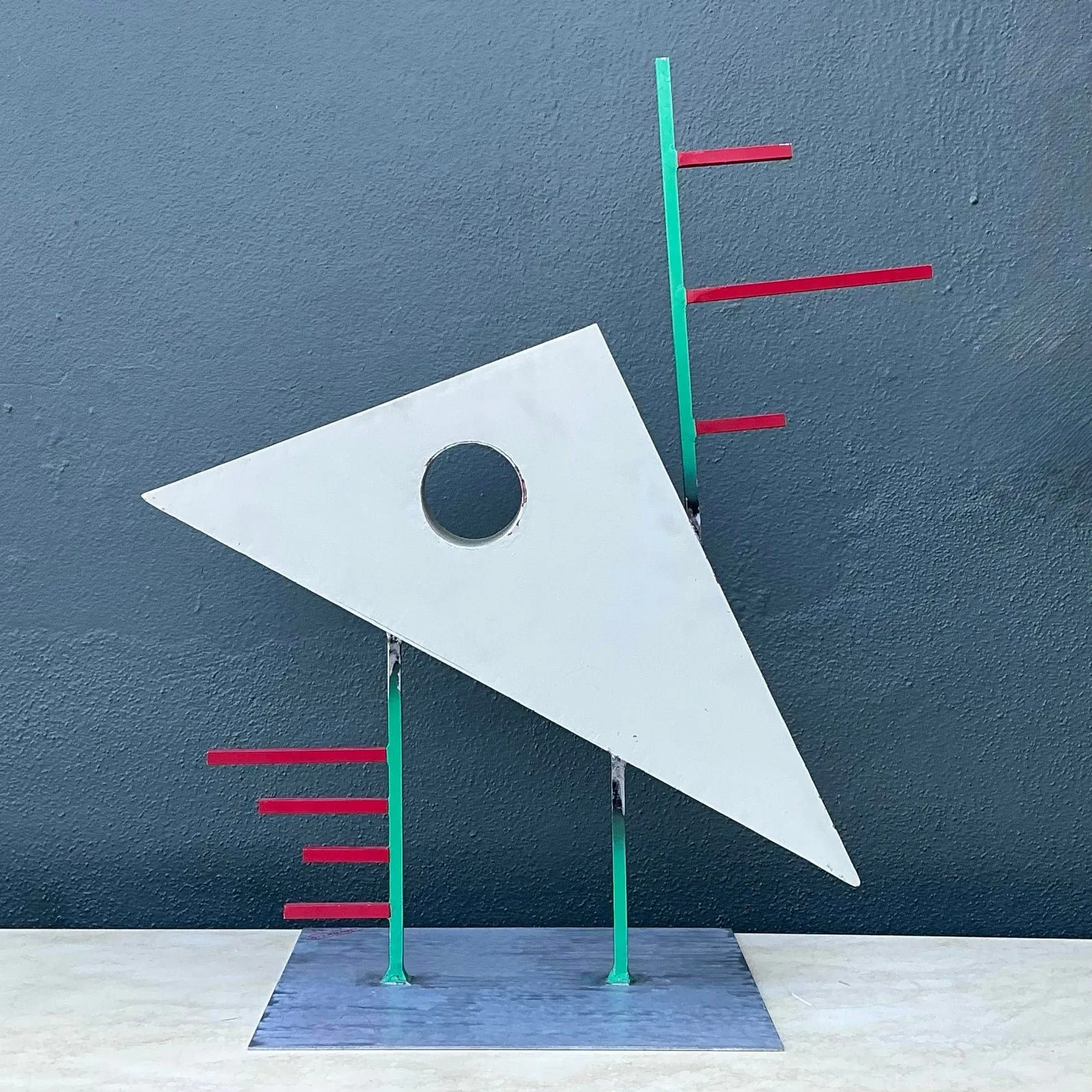 Vintage PostModern Abstract Geometric Sculpture — additional photo 5