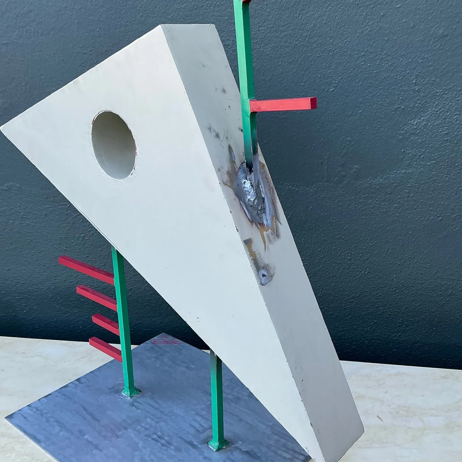 Vintage PostModern Abstract Geometric Sculpture — additional photo 7