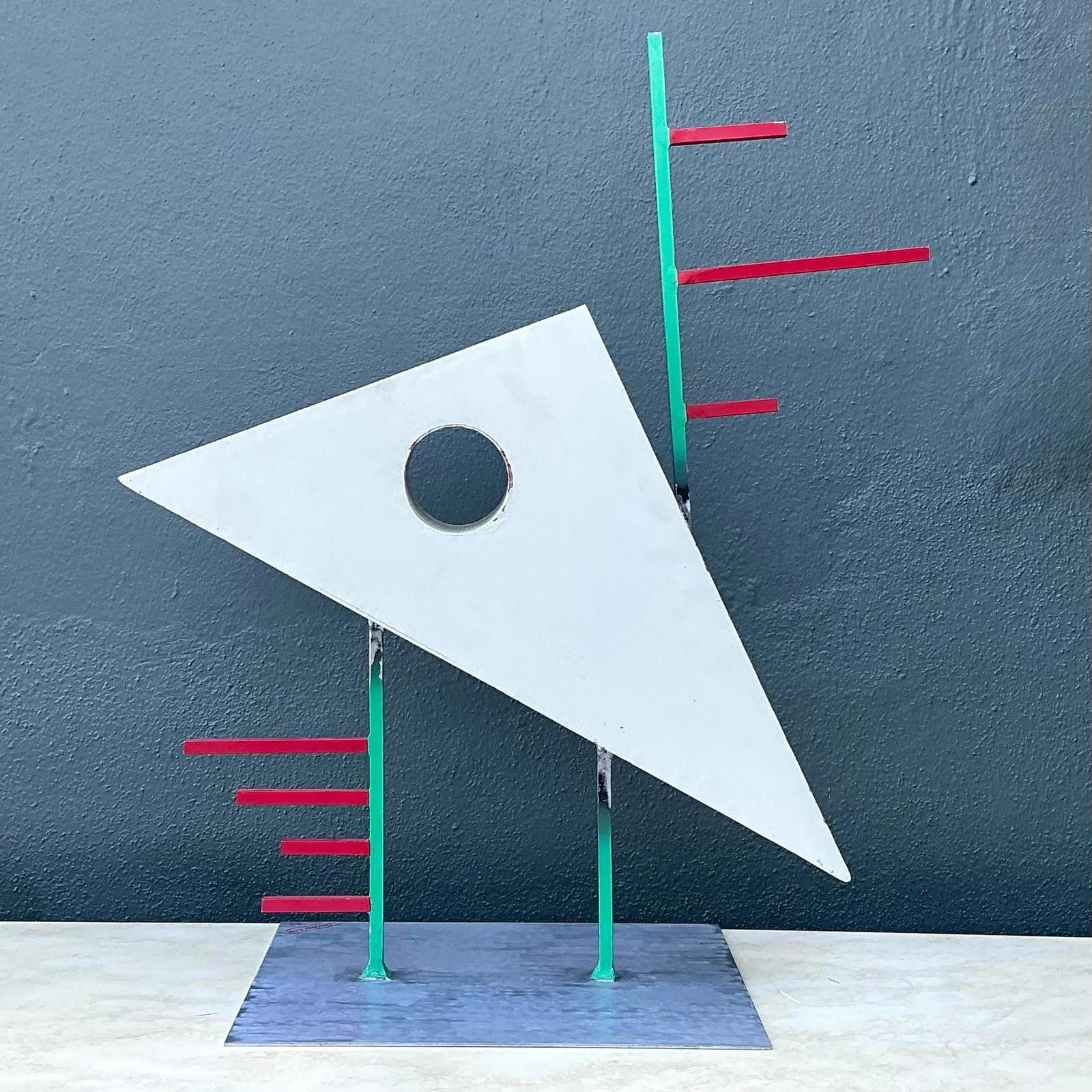 Vintage PostModern Abstract Geometric Sculpture — additional photo 3