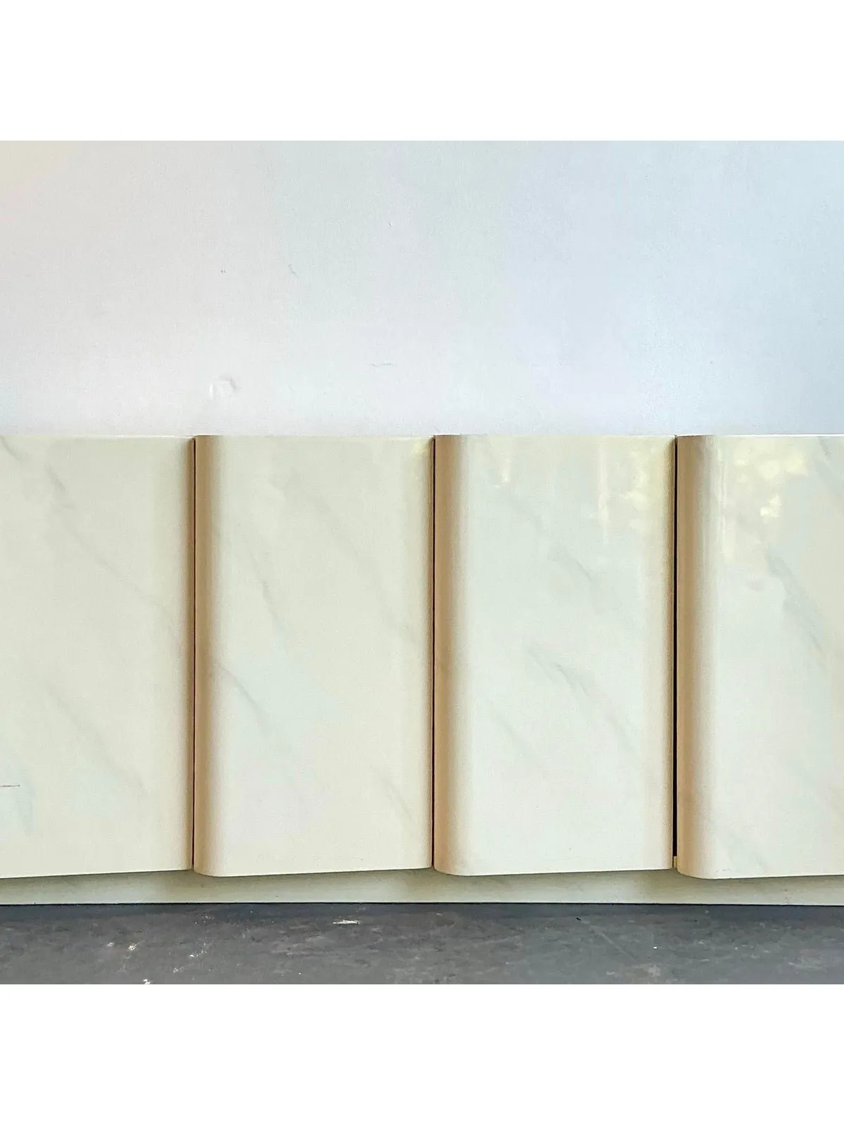 Vintage Postmodern Wave Front Credenza — additional photo 3