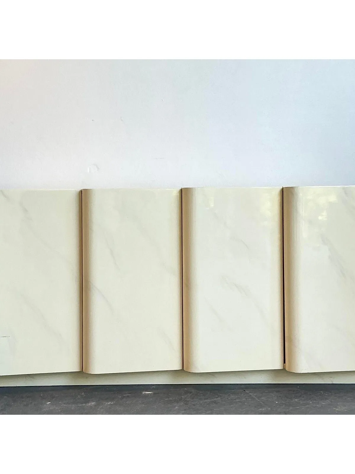 Vintage Postmodern Wave Front Credenza — additional photo 4
