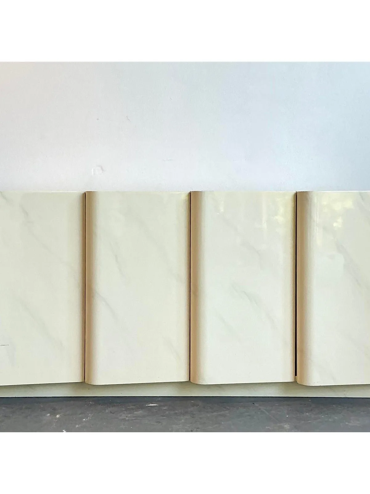 Vintage Postmodern Wave Front Credenza — additional photo 7
