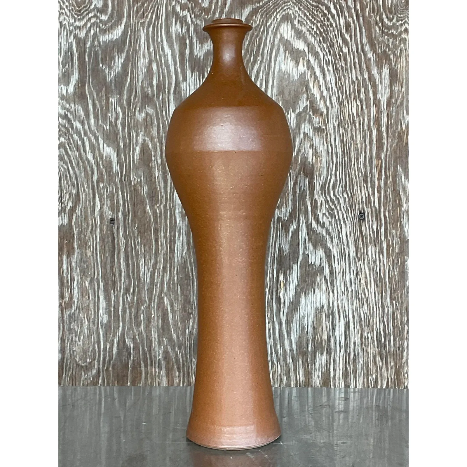 Vintage Boho Studio Pottery Vases - Set of 2 — additional photo 6