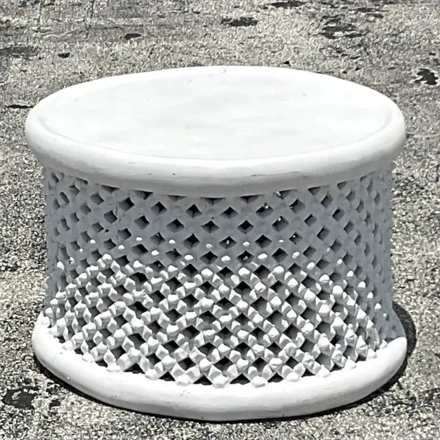 Late 20th Century Vintage Boho Bamileke Wood Coffee Table — additional photo 8