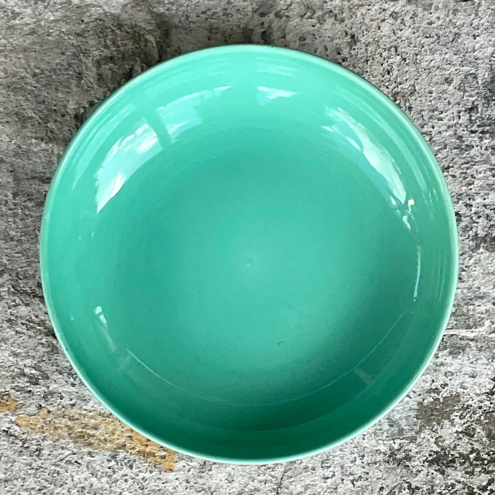 Vintage Boho Glazed Ceramic Platter and Bowl Serving Set- 2 Pieces — additional photo 2