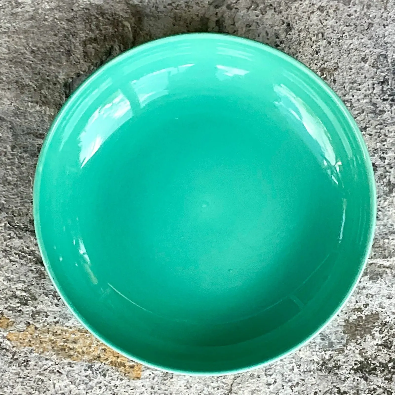 Vintage Boho Glazed Ceramic Platter and Bowl Serving Set- 2 Pieces — additional photo 3