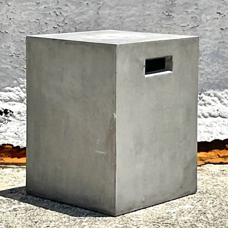 Vintage Boho Matte Glazed Ceramic Stool