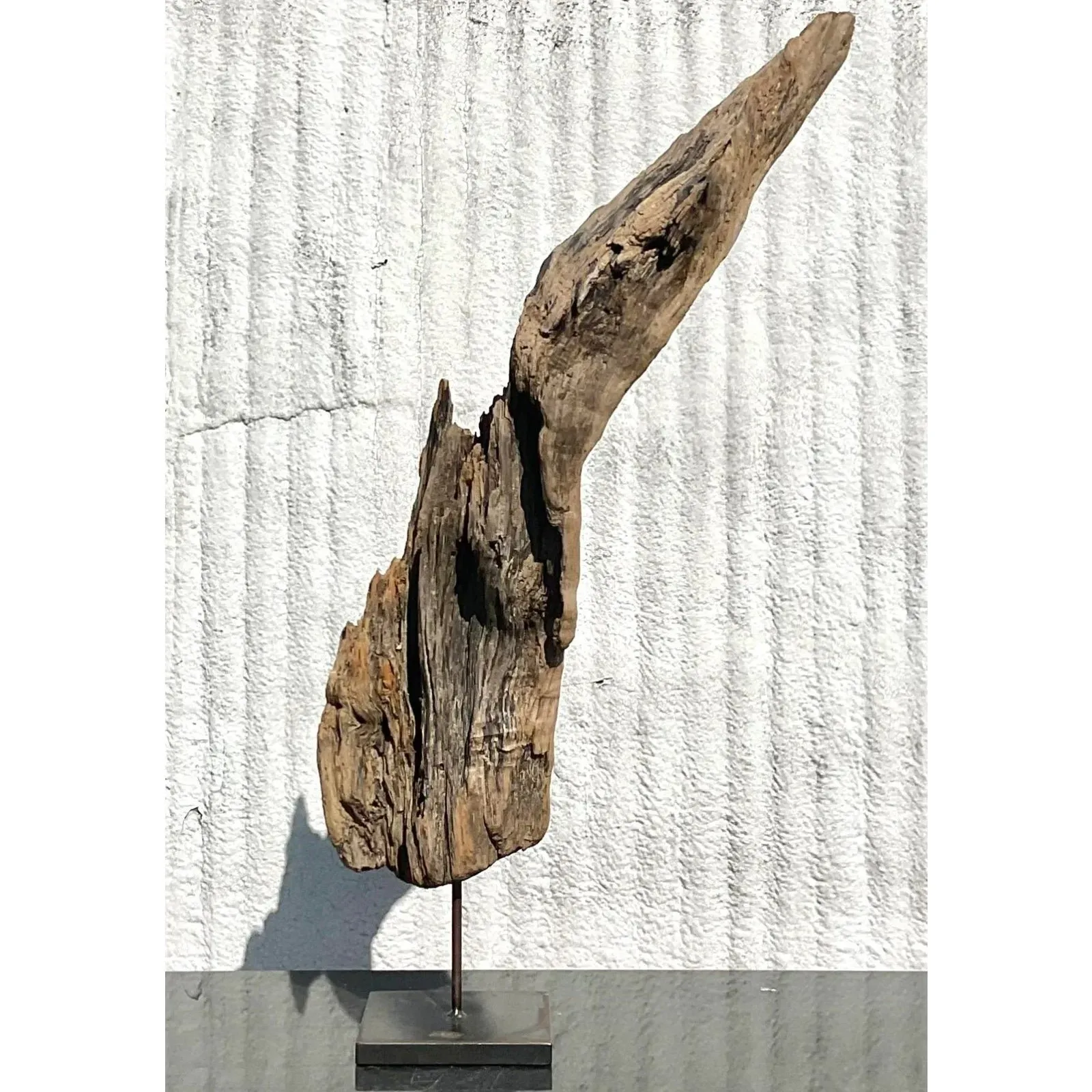 Late 20th Century Driftwood Sculpture on Steel Plinth — additional photo 7